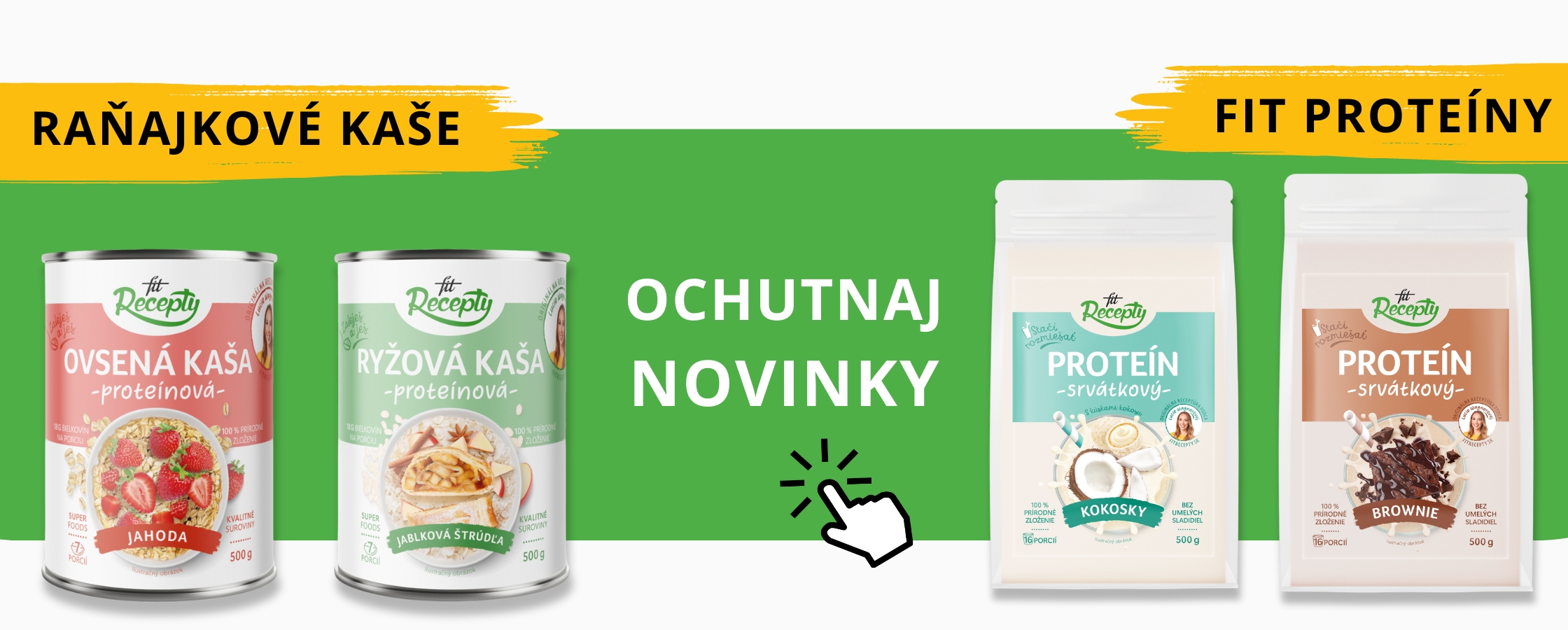 Raňajkové kaše a fit proteíny