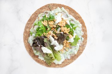 Wrap s tofu a tzatziki