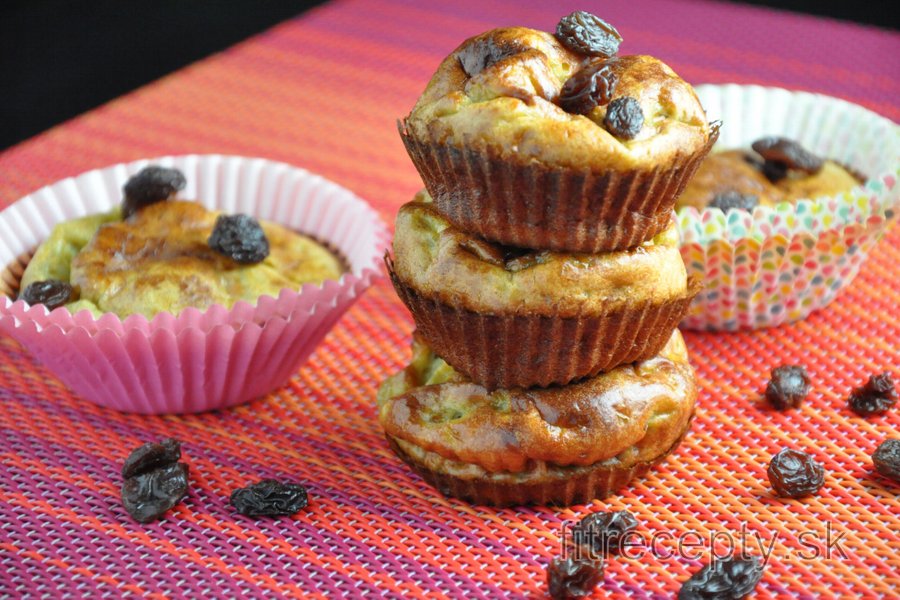 Jednoduché fitness banánové muffiny (bez múky a cukru)