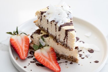 Proteínový cheesecake (kokosový)