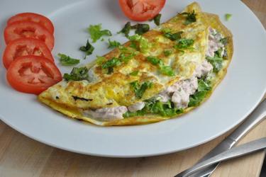 Najlepšia fitness tuniaková omeleta