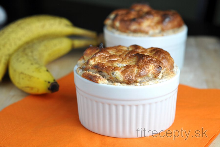 Fit banánovo škoricové soufflé