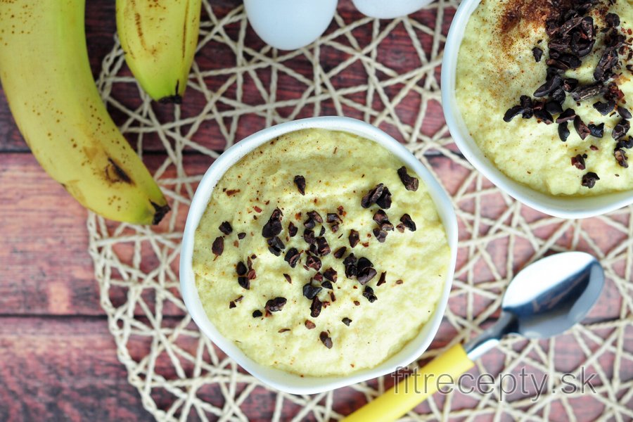 Vaječný fitness puding s proteínom