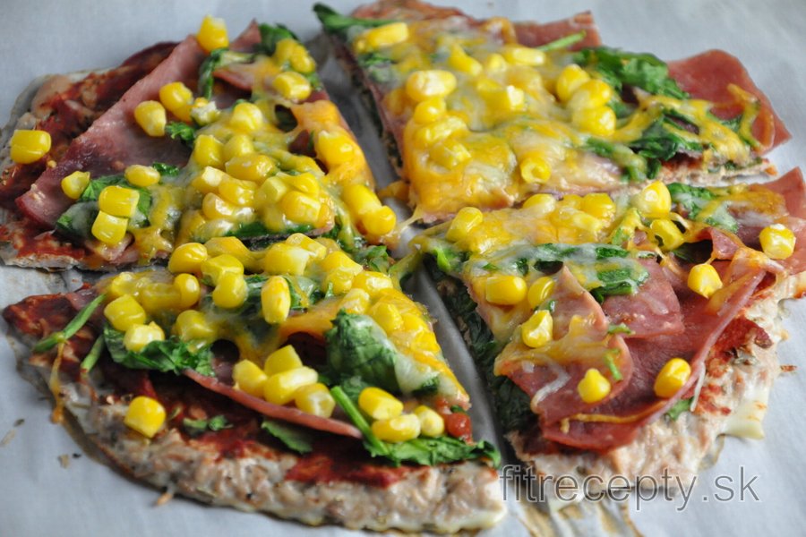 Fitness tuniaková pizza