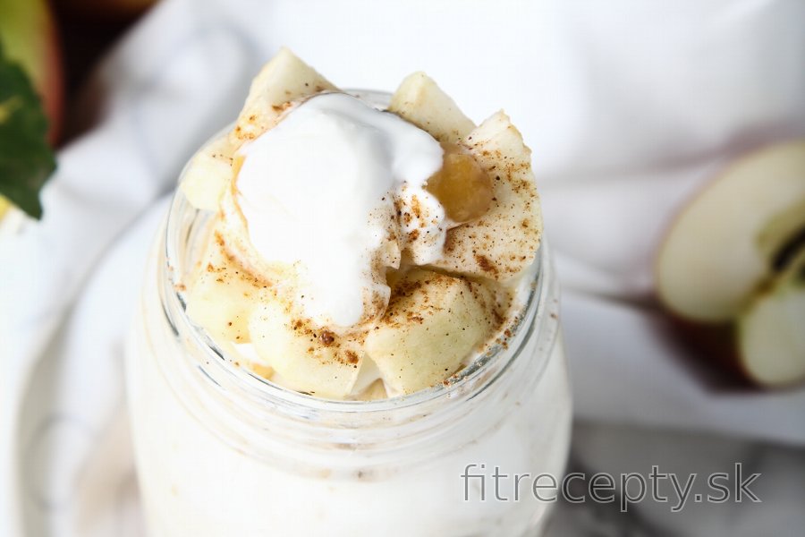 Fitness shake „jablkový koláč“