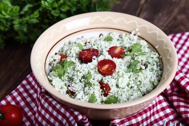 Karfiolový šalát tabouli