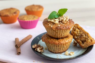 Zdravé mrkvové muffiny zo špaldovej múky