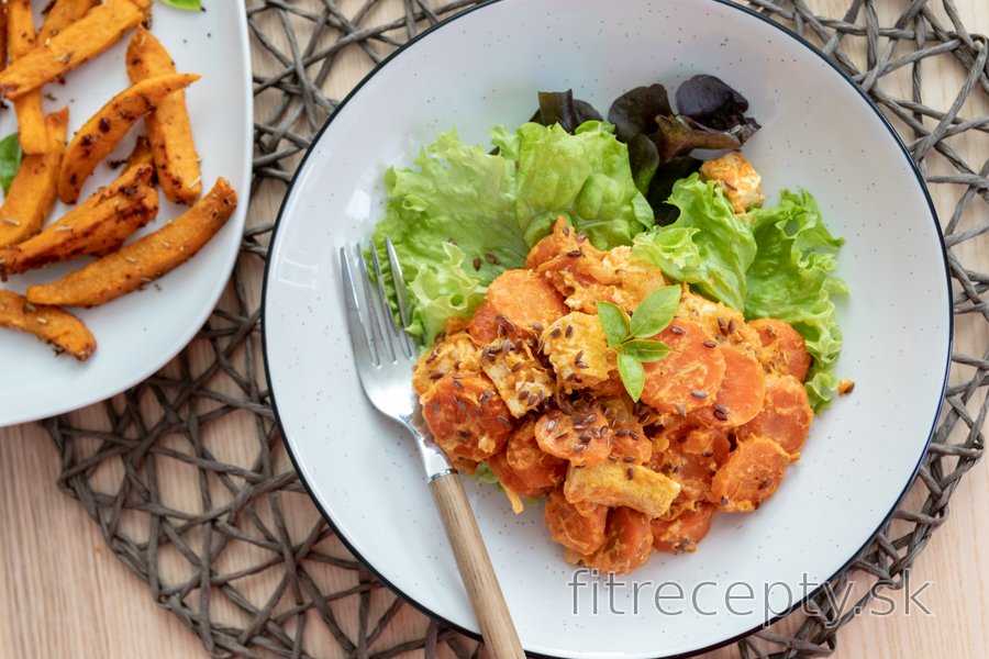 Fit mrkvové ragú s tofu