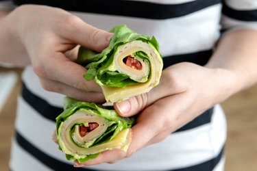 Šalátový wrap - low carb