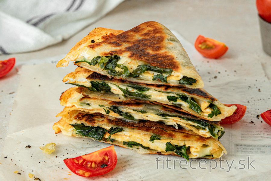 Raňajková quesadilla s vajíčkami
